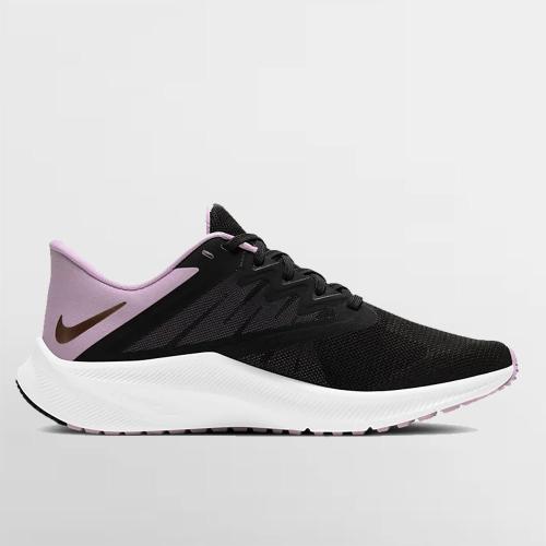 NIKE QUEST 3 MUJER CD0232 009 NEGRA Y ROSA 1