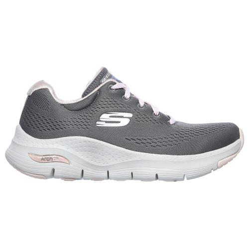 SKECHERS MUJER ARCH FIT BIG APPEAL 149057/GYPK GRIS 1