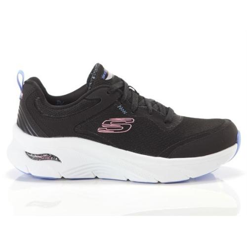 SKECHERS MUJER ARCH FIT D´LUX-RICH FACETS 149685/BKMT NEGRA 1