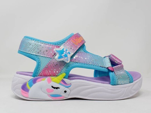 Comprar Sandalias Niña Skechers Unicorn Dream 302682LPRMT Morada Multicolor - Baratas online